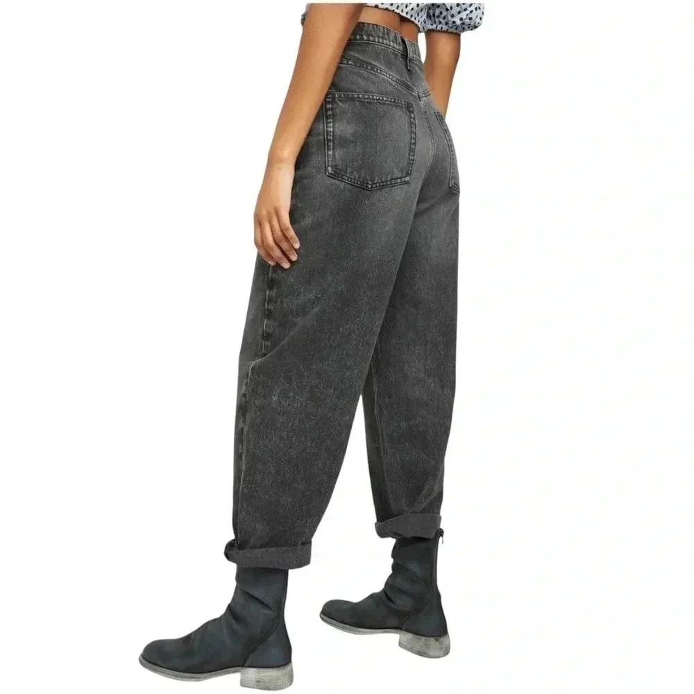 We The Free Frank Dad Jean in Black Size 25 - Picture 6 of 10